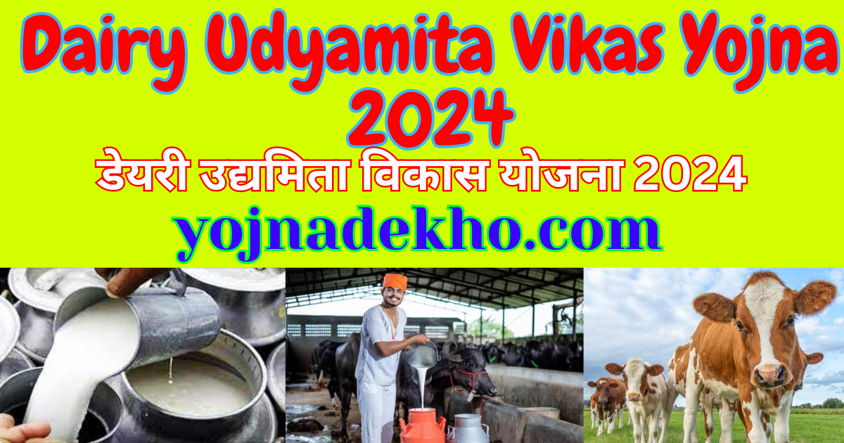 Dairy Udyamita Vikas Yojna 2024